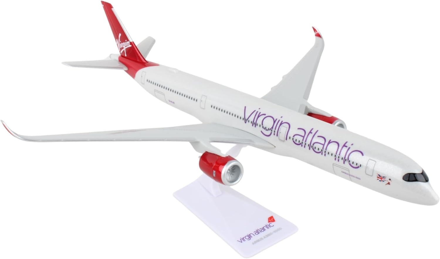 Virgin Atlantic Airways Airbus A350-1000 1-250 Scale Model – 12” Length, 10.5” Wingspan